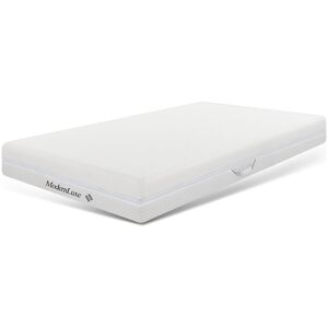 ModernLuxe Matelas 90x200 cm mousse ép.20cm - dureté H3&H2; - en fibres lavable - Blanc ModernLuxe Matelas 90x200 cm mousse ép.20cm - dureté H3&H2; - en fibres lavable - Blanc