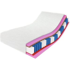 Matelas à ressorts ensachés Folyeso, 7 zones, coco, 90x200 cm, hauteur 20 cm, H3/H4, aloe vera Matelas à ressorts ensachés Folyeso, 7 zones, coco, 90x200 cm, hauteur 20 cm, H3/H4, aloe vera