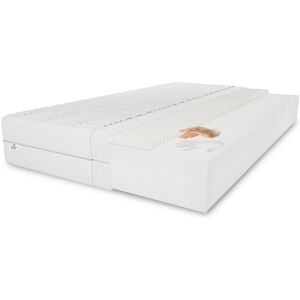 Matelas en latex Memory 80 x 200 cm, hauteur 11 cm, degré de fermeté H3, couleur : blanc Matelas en latex Memory 80 x 200 cm, hauteur 11 cm, degré de fermeté H3, couleur : blanc