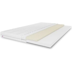 Surmatelas TOP5, revêtement en latex Dimensions : 80x200x5, housse incluse, surmatelas Couleur : noir, fermeté moyenne : H3 Surmatelas TOP5, revêtement en latex Dimensions : 80x200x5, housse incluse, surmatelas Couleur : noir, fermeté moyenne : H3