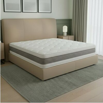The White Stone Matelas orthopédique mémoire H20 Zones différenciées Air 3D Hautement ergonomique Hypoallergénique (180 x 200) The White Stone Matelas orthopédique mémoire H20 Zones différenciées Air 3D Hautement ergonomique Hypoallergénique (180 x 200)