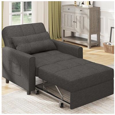 Bealife - Sillón Convertible - Dossier 3 positions - Poches de rangement - Sofa bed Bealife - Sillón Convertible - Dossier 3 positions - Poches de rangement - Sofa bed