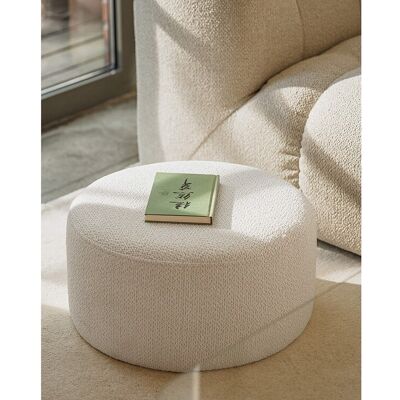noo.ma Pouf Folk petit - carré 50x50x25 cm, minimaliste moderne noo.ma Pouf Folk petit - carré 50x50x25 cm, minimaliste moderne