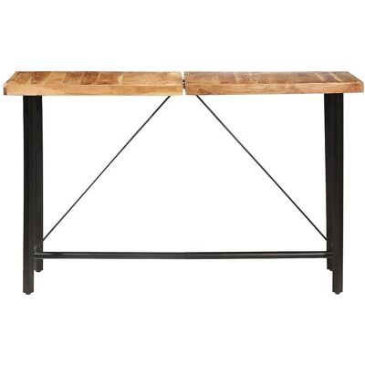 vidaxl Ensemble de bar 9 pcs Bois d'acacia solide et cuir véritable vidaxl Ensemble de bar 9 pcs Bois d'acacia solide et cuir véritable
