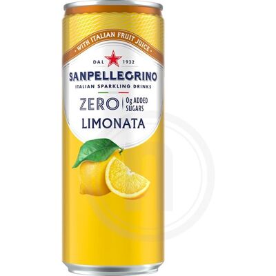 San Pellegrino Sanpellegrino Limonata Boisson pétillante au jus de citron - 24 x 0,33 L San Pellegrino Sanpellegrino Limonata Boisson pétillante au jus de citron - 24 x 0,33 L