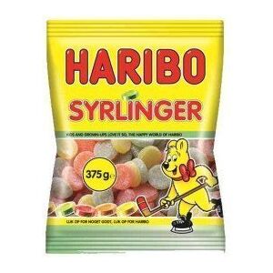 Haribo Syrlinger - Bonbons Gummy Acidulés - 375g Haribo Syrlinger - Bonbons Gummy Acidulés - 375g