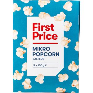 Popcorn Micro-ondes First Price - Lot de 3, 300g Popcorn Micro-ondes First Price - Lot de 3, 300g