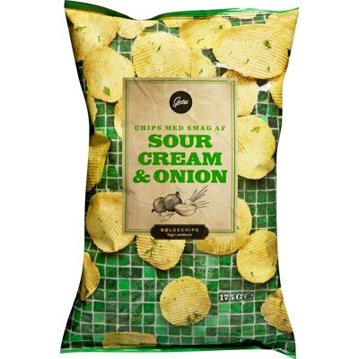 Gestus Chips Crème Sure & Oignon - 175 g Gestus Chips Crème Sure & Oignon - 175 g