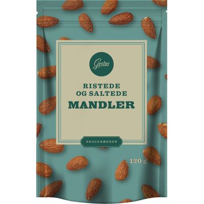 Gestus Amandes grillées et salées - 120 g Gestus Amandes grillées et salées - 120 g