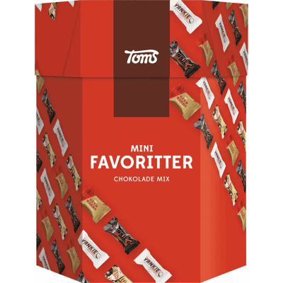 Toms Mini Favoritter Assortiment Chocolat - 1300 g Toms Mini Favoritter Assortiment Chocolat - 1300 g