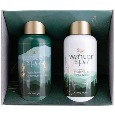 Accentra Winter Spa Fresh Pine & Winterberries coffret cadeau pour le bain parfums Fresh Pine & Winterberries Accentra Winter Spa Fresh Pine & Winterberries coffret cadeau pour le bain parfums Fresh Pine & Winterberries