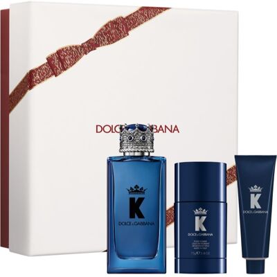 Dolce&Gabbana K by Dolce&Gabbana EDP Trio Gift Set coffret cadeau pour homme Dolce&Gabbana K by Dolce&Gabbana EDP Trio Gift Set coffret cadeau pour homme