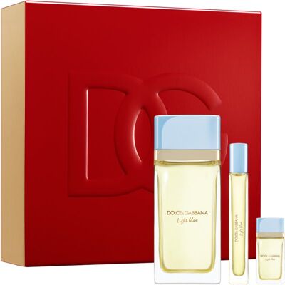 Dolce&Gabbana Light Blue EDP Trio Gift Set coffret cadeau pour femme Dolce&Gabbana Light Blue EDP Trio Gift Set coffret cadeau pour femme