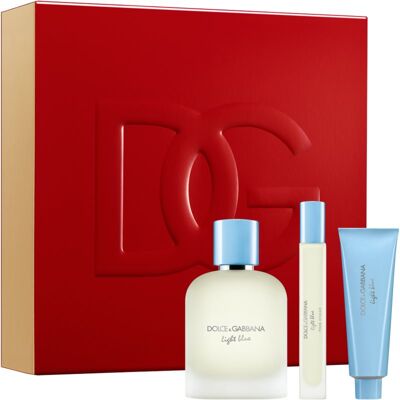 Dolce&Gabbana Light Blue Pour Homme EDT Trio Gift Set coffret cadeau pour homme Dolce&Gabbana Light Blue Pour Homme EDT Trio Gift Set coffret cadeau pour homme
