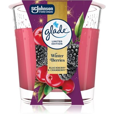 GLADE Winter Berries bougie parfumée 112 g GLADE Winter Berries bougie parfumée 112 g