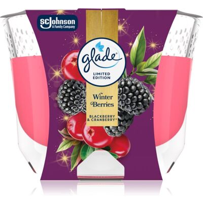GLADE Winter Berries bougie parfumée 204 g GLADE Winter Berries bougie parfumée 204 g
