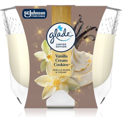 GLADE Vanilla Cream Cookies bougie parfumée 204 g GLADE Vanilla Cream Cookies bougie parfumée 204 g