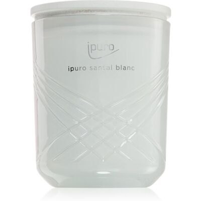 ípuro Exclusive Santal Blanc bougie parfumée 270 g ípuro Exclusive Santal Blanc bougie parfumée 270 g