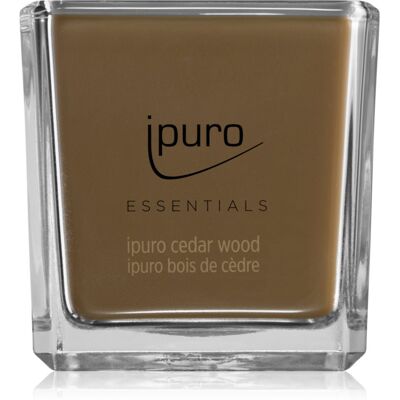 ípuro Essentials Cedar Wood bougie parfumée 125 g ípuro Essentials Cedar Wood bougie parfumée 125 g