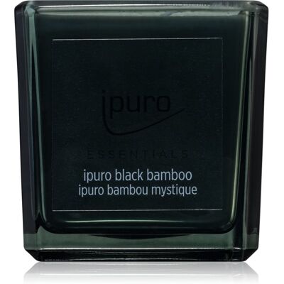 ípuro Essentials Black Bamboo bougie parfumée 125 g ípuro Essentials Black Bamboo bougie parfumée 125 g