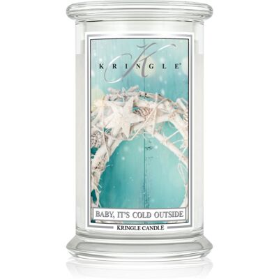 Kringle Candle Baby It's Cold Outside bougie parfumée avec couvercle 623 g Kringle Candle Baby It's Cold Outside bougie parfumée avec couvercle 623 g