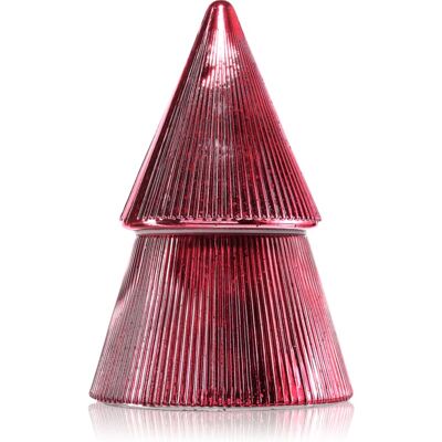 Paddywax Stacked Tree Red Ribbed Mercury bougie parfumée 198 g Paddywax Stacked Tree Red Ribbed Mercury bougie parfumée 198 g