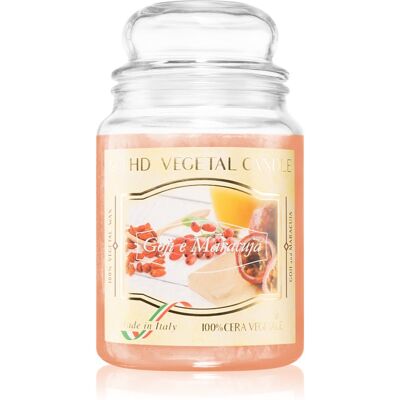 Bougie parfumée THD Vegetal Goji E Maracuja - Bougie parfumée Bougie parfumée THD Vegetal Goji E Maracuja - Bougie parfumée