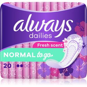 Always Dailies Normal To Go Fresh protège-slips 20 pcs Always Dailies Normal To Go Fresh protège-slips 20 pcs