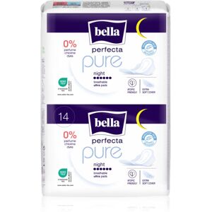 BELLA Perfecta Pure Night serviettes hygiéniques ultra-fines 14 pcs BELLA Perfecta Pure Night serviettes hygiéniques ultra-fines 14 pcs