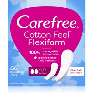 Serviettes hygiéniques Carefree Cotton Flexiform - Sans parfum - 56 pièces Serviettes hygiéniques Carefree Cotton Flexiform - Sans parfum - 56 pièces