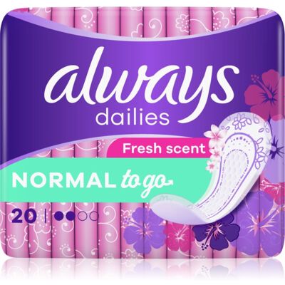 Always Dailies Normal To Go Fresh protège-slips 20 pcs Always Dailies Normal To Go Fresh protège-slips 20 pcs