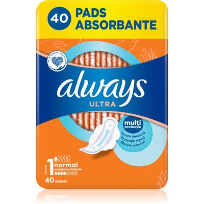 Always Ultra Normal serviettes hygiéniques 40 pcs Always Ultra Normal serviettes hygiéniques 40 pcs