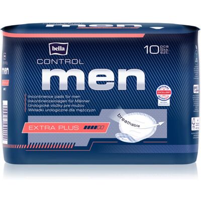 BELLA Control Men Extra plus serviettes d'incontinence pour homme 10 pcs BELLA Control Men Extra plus serviettes d'incontinence pour homme 10 pcs