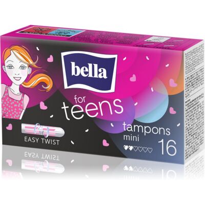 BELLA For Teens Tampons tampons Mini 16 pcs BELLA For Teens Tampons tampons Mini 16 pcs