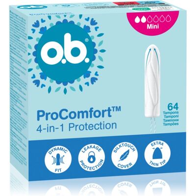 o.b. Pro Comfort Mini tampons 64 pcs o.b. Pro Comfort Mini tampons 64 pcs