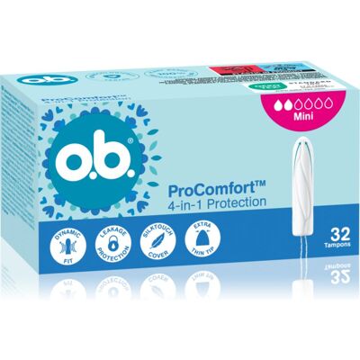 o.b. Pro Comfort Mini tampons 32 pcs o.b. Pro Comfort Mini tampons 32 pcs
