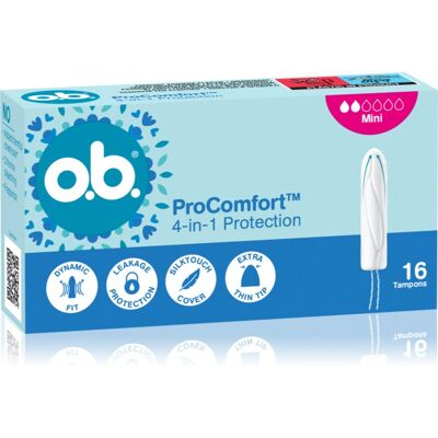 o.b. Pro Comfort Mini tampons 16 pcs o.b. Pro Comfort Mini tampons 16 pcs