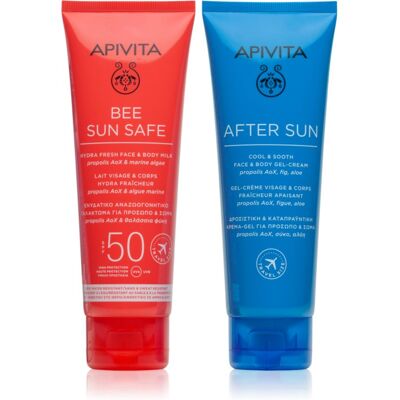 Apivita Bee Sun Safe Beach Essentials ensemble solaire Apivita Bee Sun Safe Beach Essentials ensemble solaire