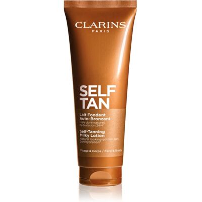 Clarins Self Tan Self-Tanning Milky Lotion crème auto-bronzante corps et visage 125 ml Clarins Self Tan Self-Tanning Milky Lotion crème auto-bronzante corps et visage 125 ml
