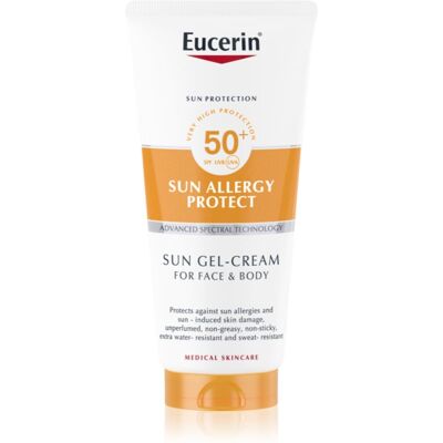 Eucerin Sun Allergy Protect gel-crème protecteur visage et corps SPF 50+ 200 ml Eucerin Sun Allergy Protect gel-crème protecteur visage et corps SPF 50+ 200 ml
