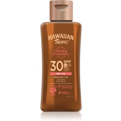 Hawaiian Tropic Glowing Protection Dry Oil huile sèche solaire SPF 30 75 ml Hawaiian Tropic Glowing Protection Dry Oil huile sèche solaire SPF 30 75 ml
