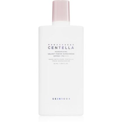 SKIN1004 Madagascar Centella Poremizing Velvet Finish Sunscreen crème solaire visage pour peaux grasses SPF 50+ 50 ml SKIN1004 Madagascar Centella Poremizing Velvet Finish Sunscreen crème solaire visage pour peaux grasses SPF 50+ 50 ml