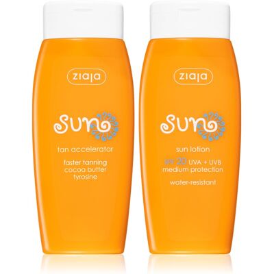 Ensemble Protection Solaire et Bronzage Ziaja Sun Ensemble Protection Solaire et Bronzage Ziaja Sun