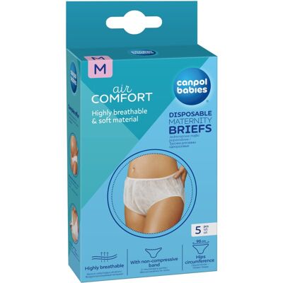 Canpol babies Maternity Briefs culottes post-partum taille M 5 pcs Canpol babies Maternity Briefs culottes post-partum taille M 5 pcs