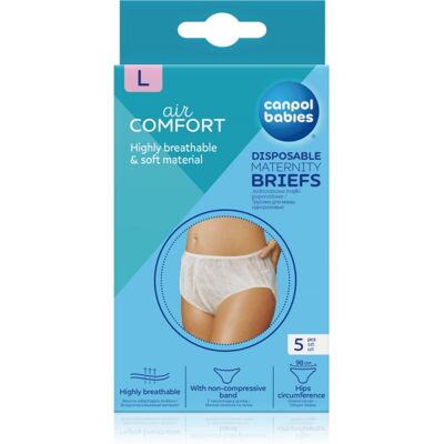 Canpol babies Maternity Briefs culottes post-partum taille L 5 pcs Canpol babies Maternity Briefs culottes post-partum taille L 5 pcs
