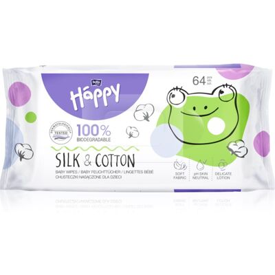 BELLA Baby Happy Silk & Cotton lingettes 64 pcs BELLA Baby Happy Silk & Cotton lingettes 64 pcs