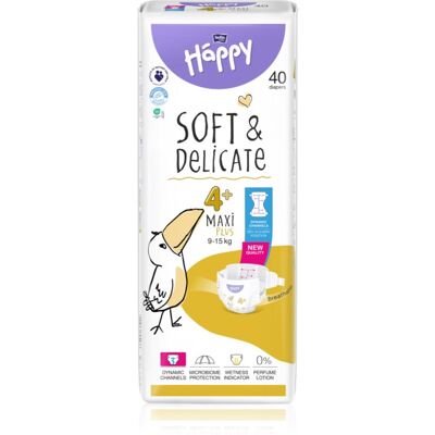 BELLA Baby Happy Soft&Delicate Taille 4+ Maxi Plus - Couches Jetables BELLA Baby Happy Soft&Delicate Taille 4+ Maxi Plus - Couches Jetables