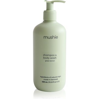 Gel Douche et Shampooing Bio pour Bébé Mushie - Citron Vert Gel Douche et Shampooing Bio pour Bébé Mushie - Citron Vert