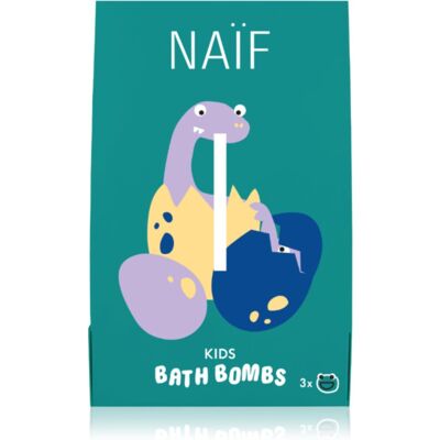 Naif Kids Bath Bombs bombe de bain pour enfant 3x40 g Naif Kids Bath Bombs bombe de bain pour enfant 3x40 g