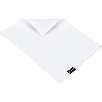 Couches en mousseline T-TOMI BIO pour sous la tête - Couche en coton blanc Couches en mousseline T-TOMI BIO pour sous la tête - Couche en coton blanc